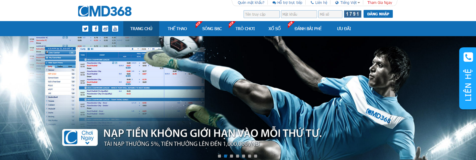 Nhà cái Cmd368 thưởng chào mừng bắn cá lên đến 2.000.000 VNĐ