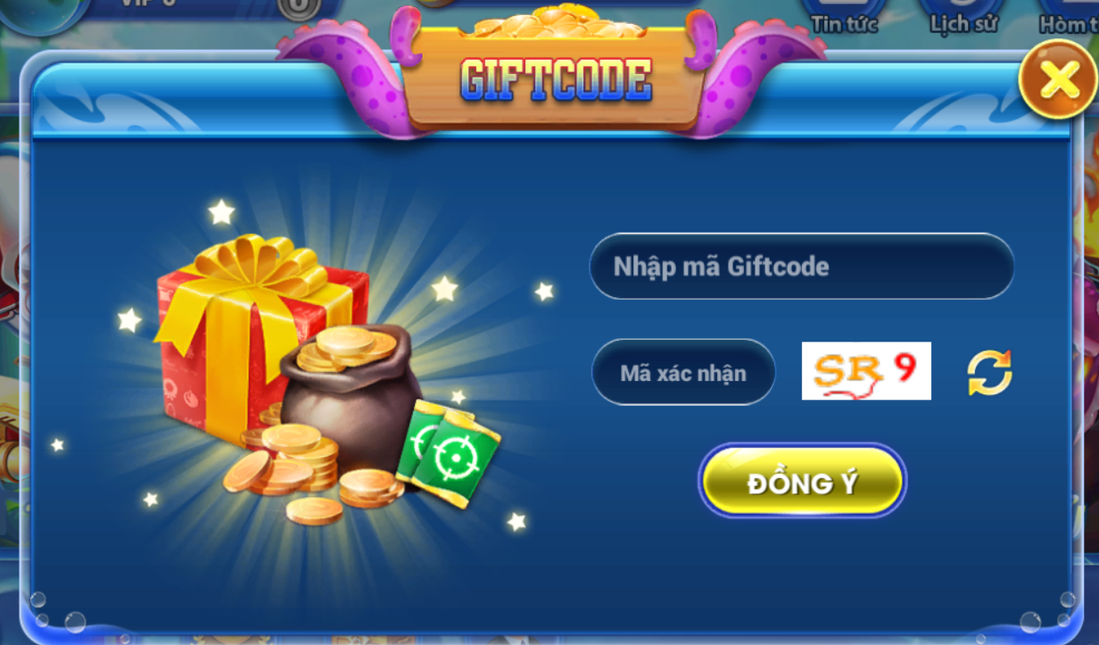 Vua hải tắc bắn cá giftcode