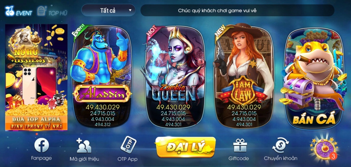 Xocvin giao diện