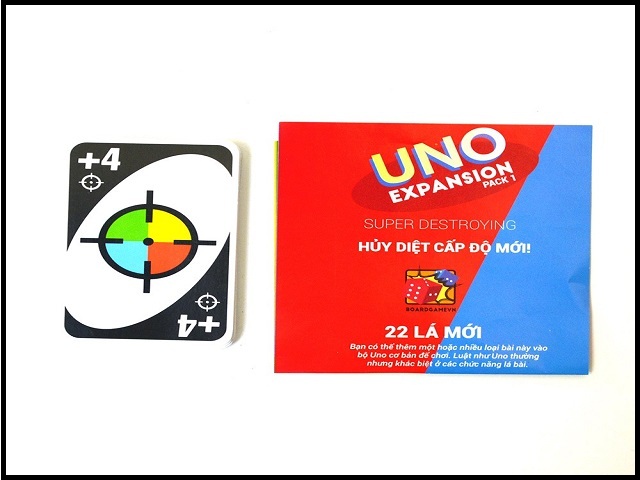 Luật chơi Uno mở rộng chuẩn và với các phiên bản
