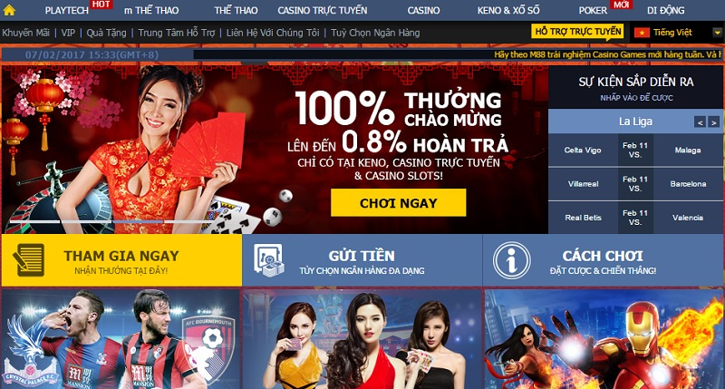 Ưu điểm vượt trội có tại M88