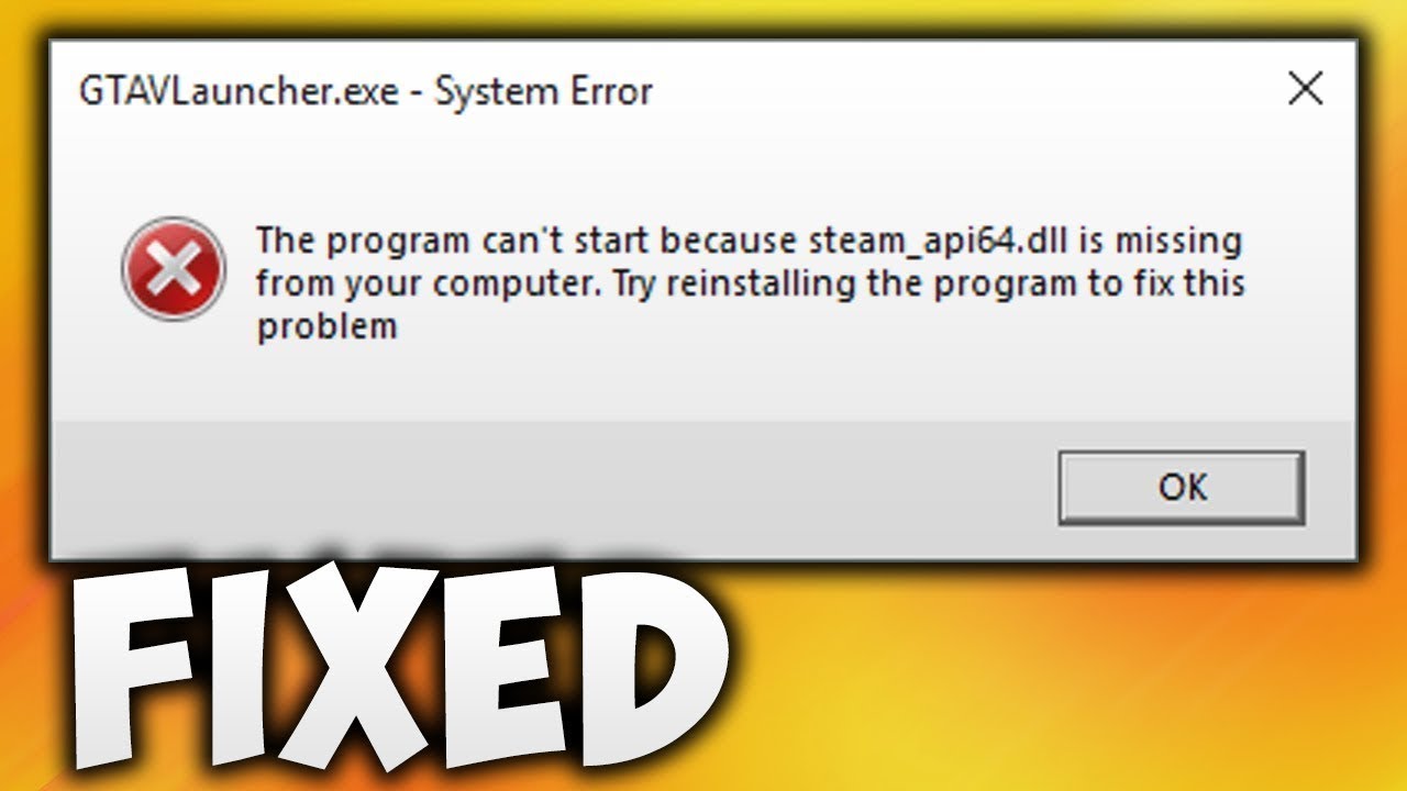 S a L i Steam Api Dll How To Fix Steam Api64
